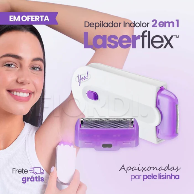 Laser Depilador 2 em 1™ – Depilador a Laser Elétrico Recarregável