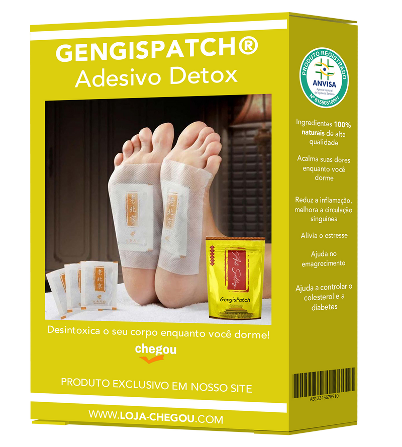 Adesivo Eliminador de Toxinas Natural FootPads